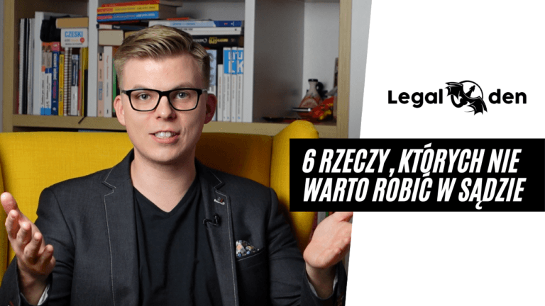 Czego nie robić w sądzie – czyli jak zachować się na rozprawie sądowej